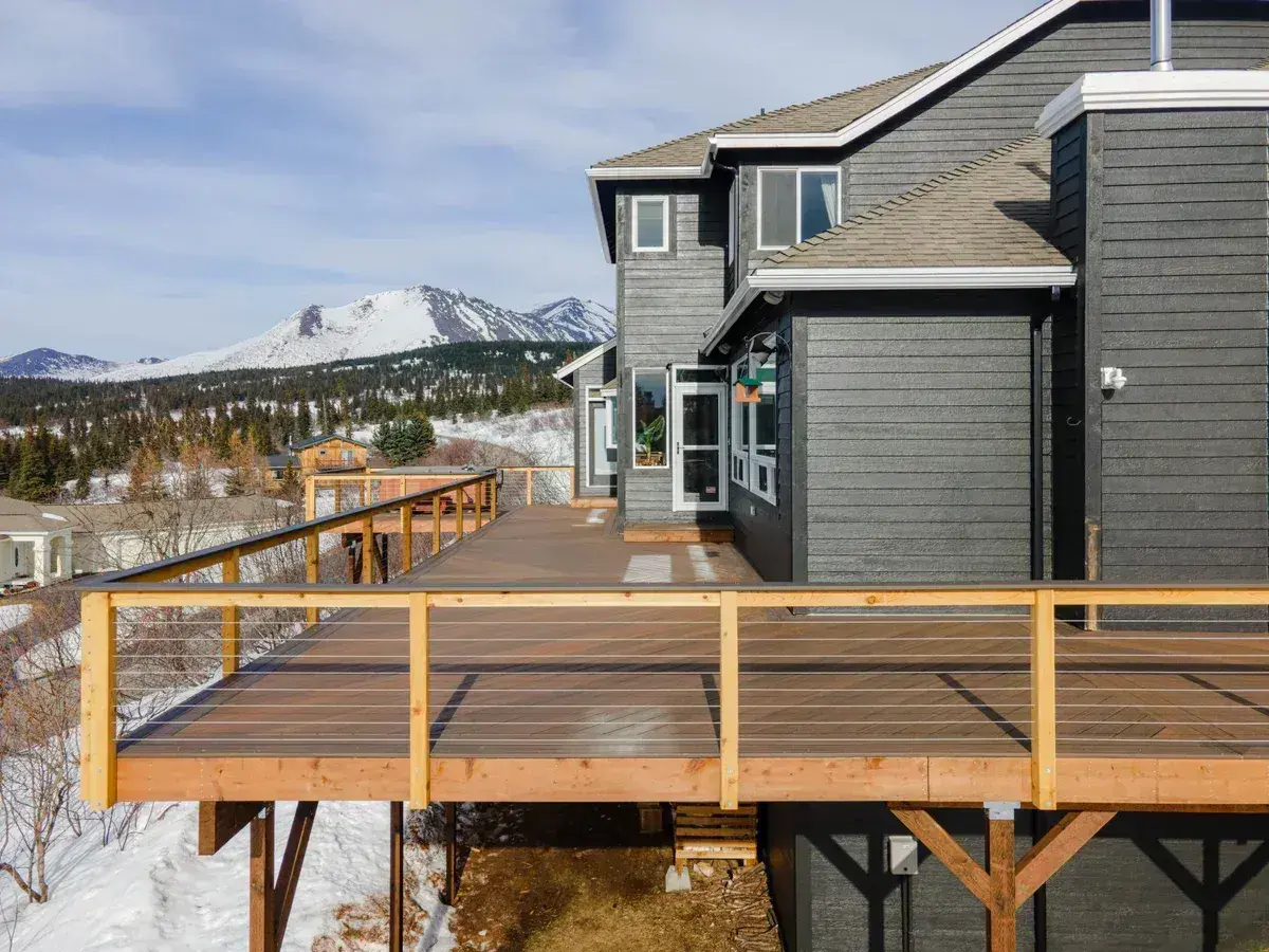 Aerial composite deck