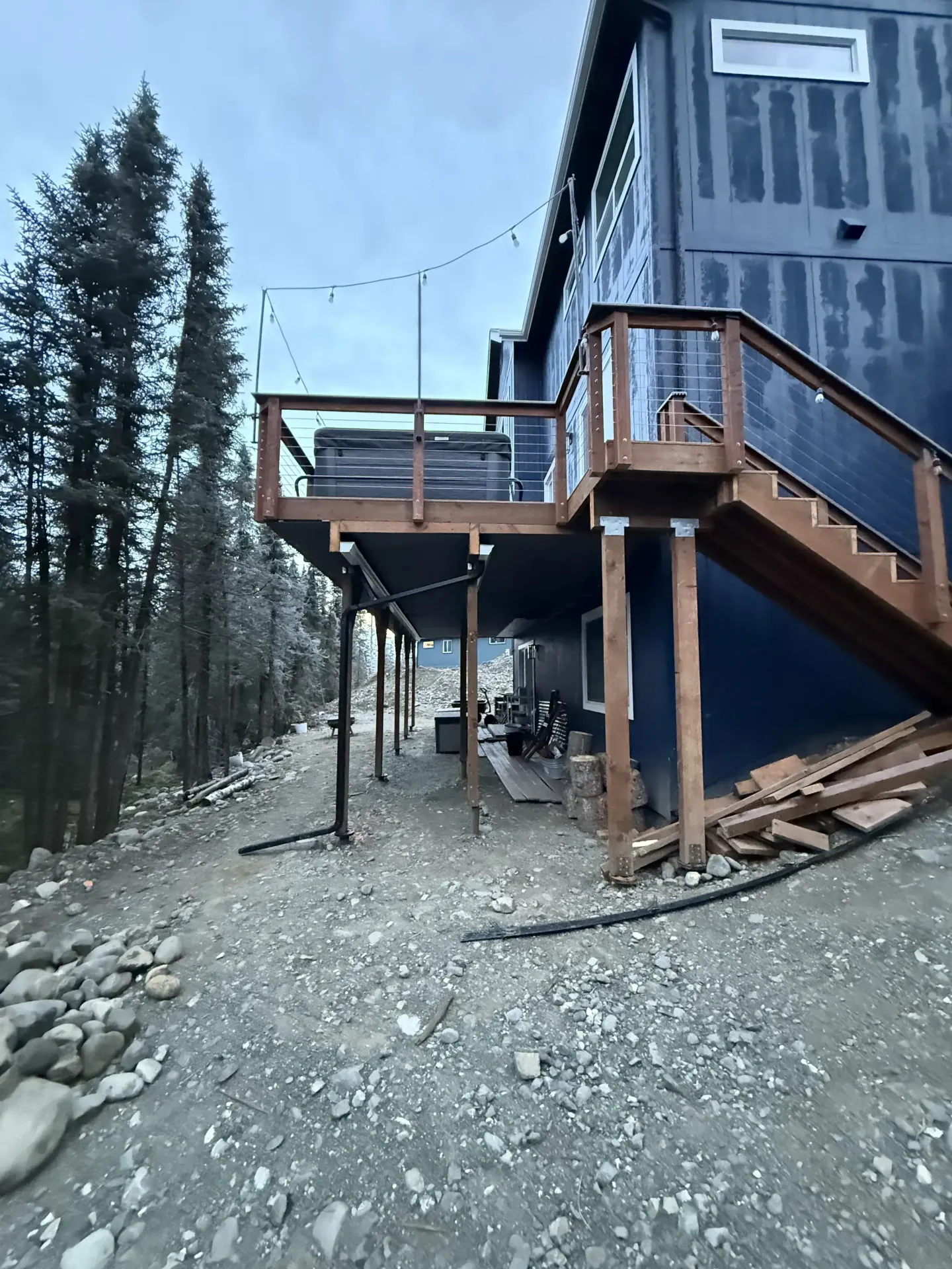 Deck lighting detail